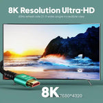 HDMI 2.1 8K HD Cable Connecting TV Computer Projector Video Cable, 1M, 1.5M, 3M, 5M, 10M