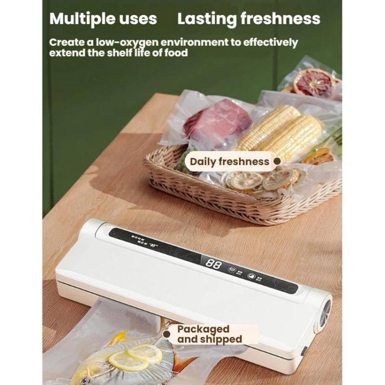 Macchina confezionatrice sottovuoto completamente automatica per la sigillatura e la conservazione degli alimenti., US Plug, EU Plug, AU Plug, UK Plug
