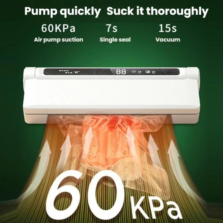 Macchina confezionatrice sottovuoto completamente automatica per la sigillatura e la conservazione degli alimenti., US Plug, EU Plug, AU Plug, UK Plug