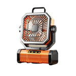 Ventilatore USB portatile oscillante con telecomando e luce