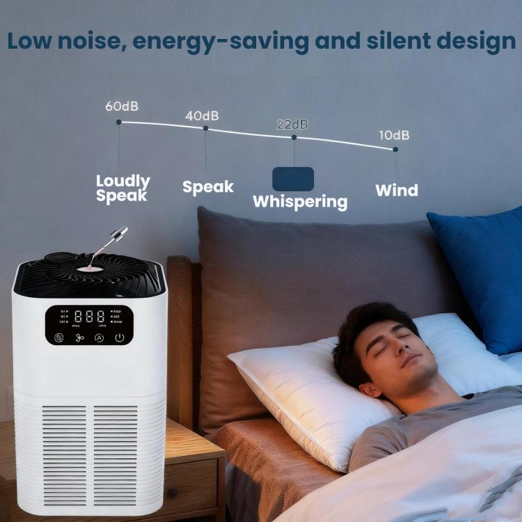 Diffusore di aromaterapia da tavolo con ioni negativi, purificatore d'aria per la rimozione di odori e formaldeide., EU Plug