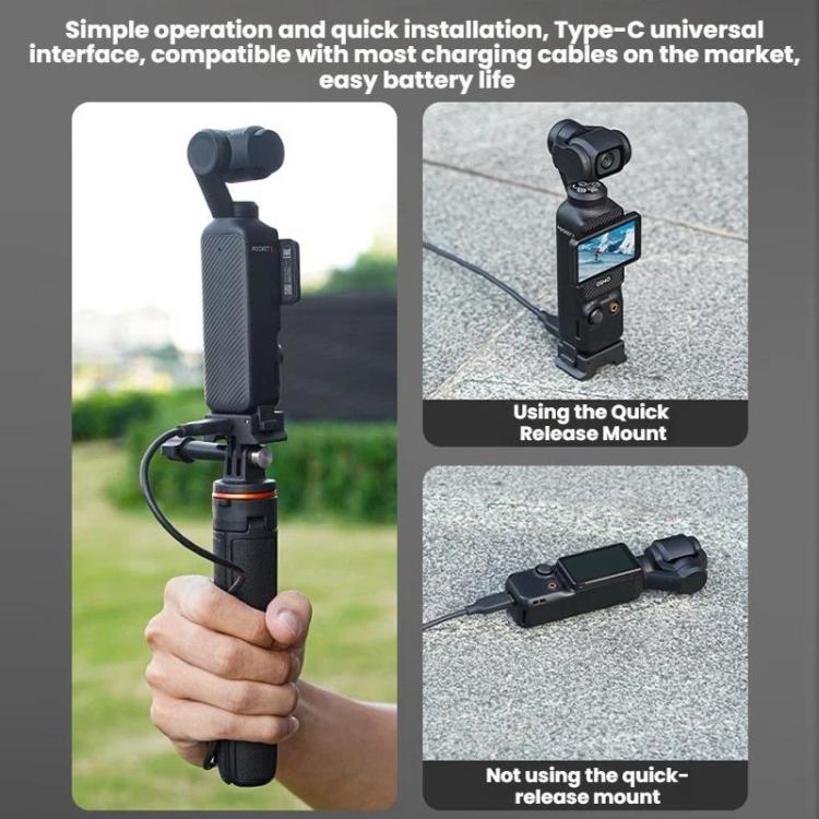 Base di ricarica magnetica a sgancio rapido Flymile per DJI Osmo Pocket 3.