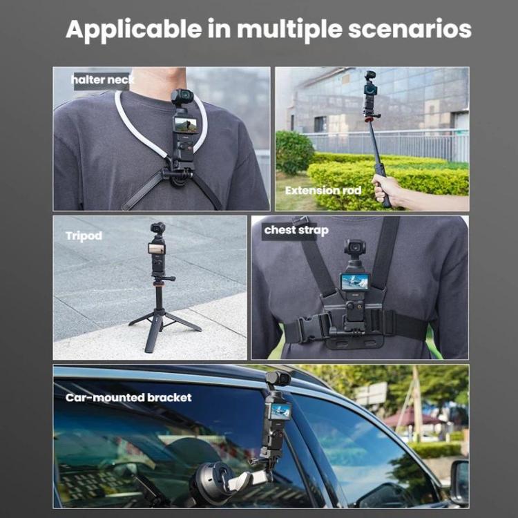 Base di ricarica magnetica a sgancio rapido Flymile per DJI Osmo Pocket 3.