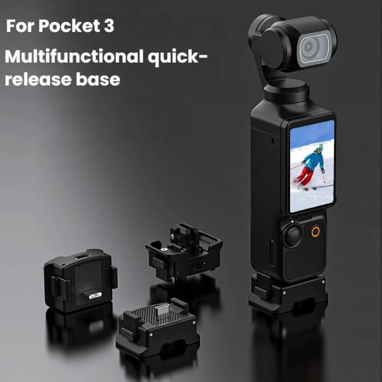 Base di ricarica magnetica a sgancio rapido Flymile per DJI Osmo Pocket 3.