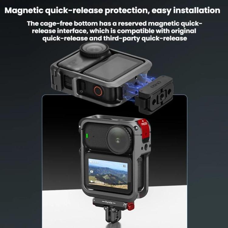 Telaio di protezione con gabbia metallica per fotocamera DJI Osmo Nano Flymile.