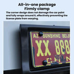 Cornice portatarga per auto, portatarga antiurto., US