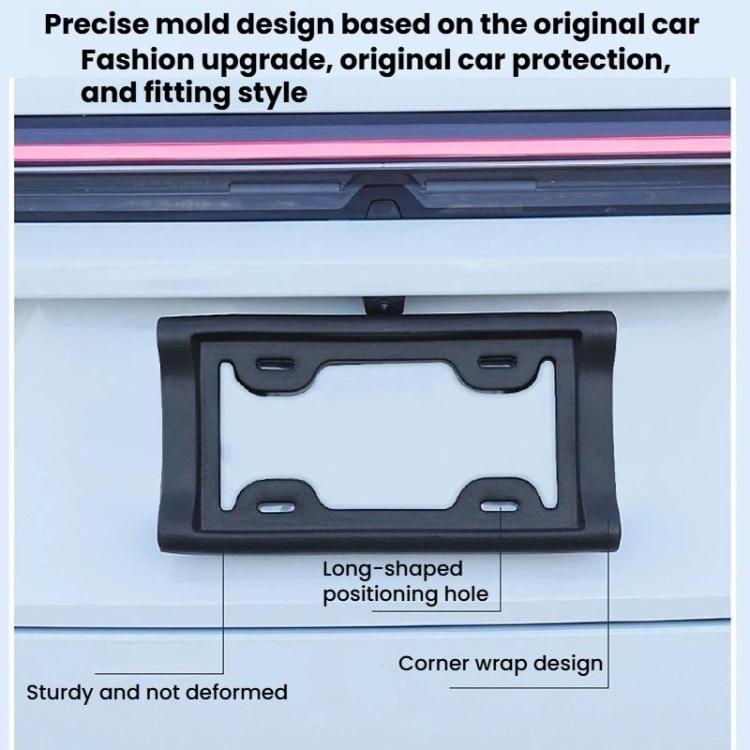 Cornice portatarga per auto, portatarga antiurto., US