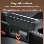 Contenitore portaoggetti retrattile per seggiolino auto, contenitore multifunzionale per auto
