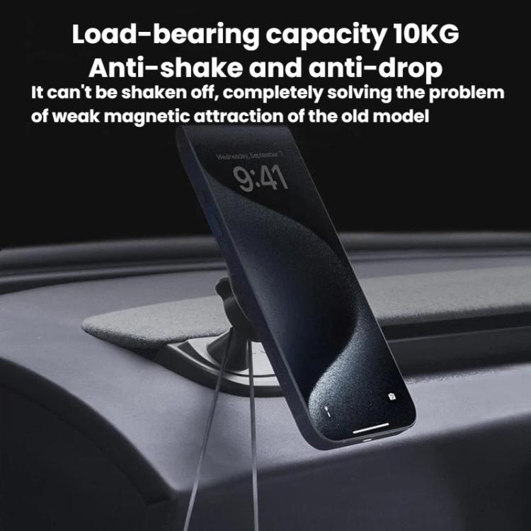 Supporto per telefono da cruscotto Highland per Tesla Model Y 2025+ e Juniper Model 3 2024+., Stand+Base Black, Base Black, Stand+Base Grey, Base Grey