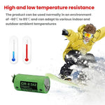 Batteria al litio CR-2/3AZ 3V 1450mAh con cavo plug 2.0-B
