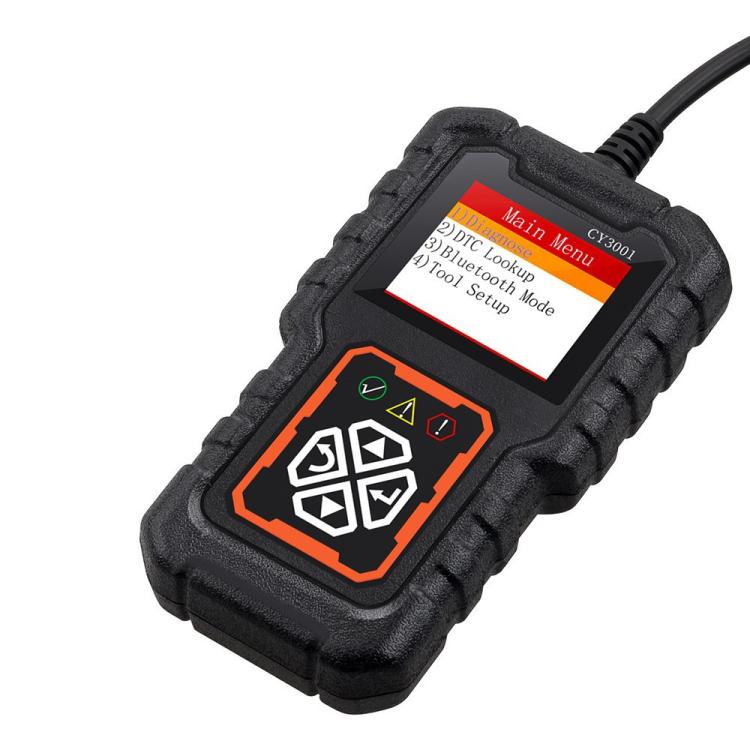 Scanner diagnostico per auto OBD 2 con display a colori per il rilevamento dei guasti., CY3001