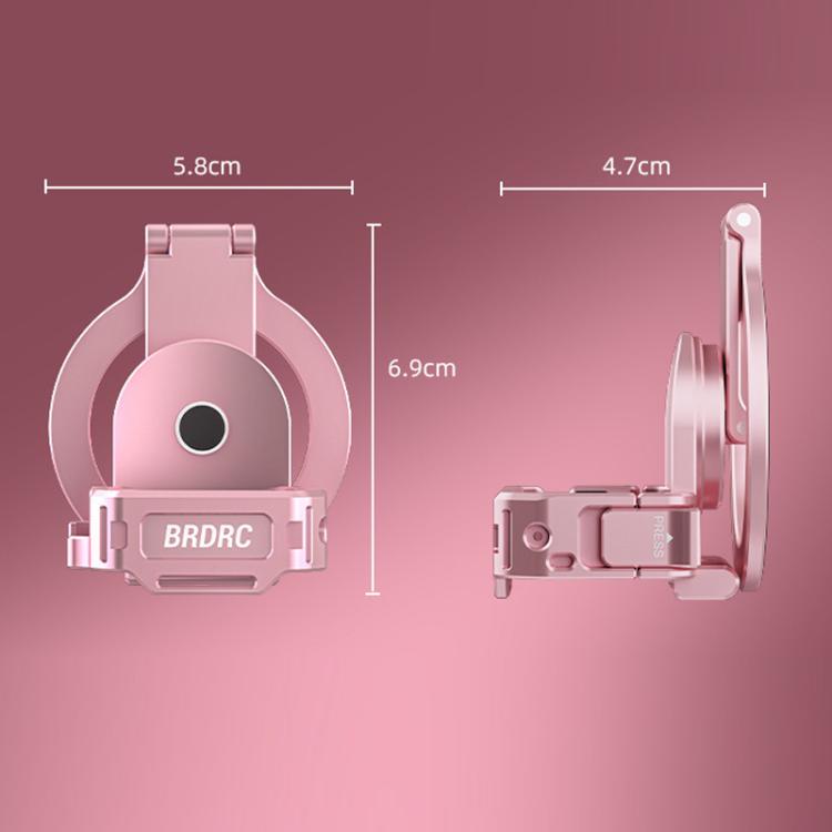 Supporto magnetico espandibile per telefono BRDRC per DJI Osmo Pocket 3 con attacco a slitta a freddo., For DJI Osmo Pocket 3 Pink