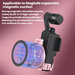 Supporto magnetico espandibile per telefono BRDRC per DJI Osmo Pocket 3 con attacco a slitta a freddo., For DJI Osmo Pocket 3 Pink
