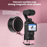 Supporto magnetico espandibile per telefono BRDRC per DJI Osmo Pocket 3 con attacco a slitta a freddo., For DJI Osmo Pocket 3 Pink