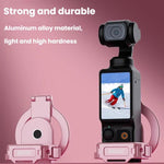 Supporto magnetico espandibile per telefono BRDRC per DJI Osmo Pocket 3 con attacco a slitta a freddo., For DJI Osmo Pocket 3 Pink