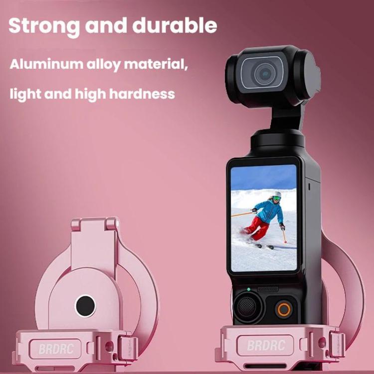 Supporto magnetico espandibile per telefono BRDRC per DJI Osmo Pocket 3 con attacco a slitta a freddo., For DJI Osmo Pocket 3 Pink