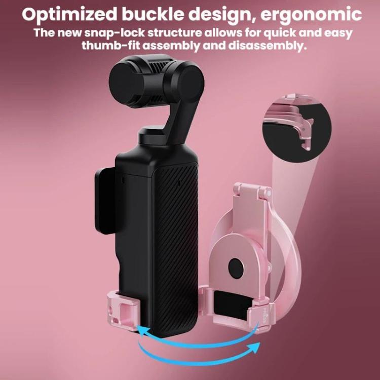 Supporto magnetico espandibile per telefono BRDRC per DJI Osmo Pocket 3 con attacco a slitta a freddo., For DJI Osmo Pocket 3 Pink