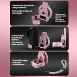 Supporto magnetico espandibile per telefono BRDRC per DJI Osmo Pocket 3 con attacco a slitta a freddo., For DJI Osmo Pocket 3 Pink