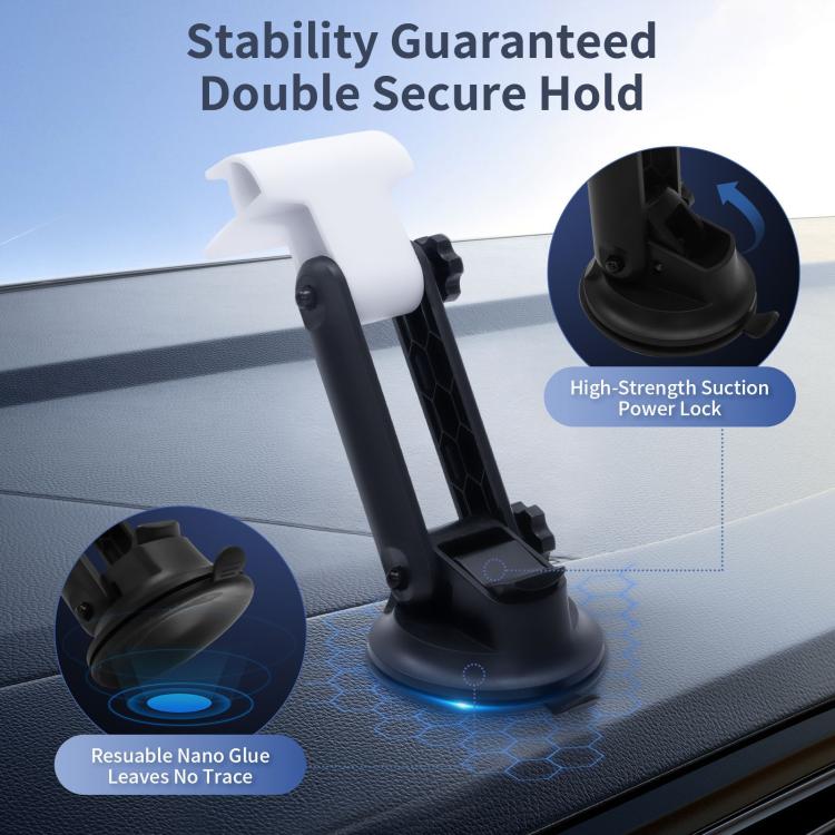 Supporto per auto per console centrale del dispositivo Starlink Mini, S2055 White, S2055 Black