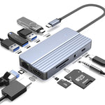 Hub USB-C 10 in 1 con Power Delivery 100W e HDMI 4K 30Hz