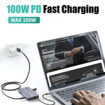 Hub USB-C 10 in 1 con Power Delivery 100W e HDMI 4K 30Hz