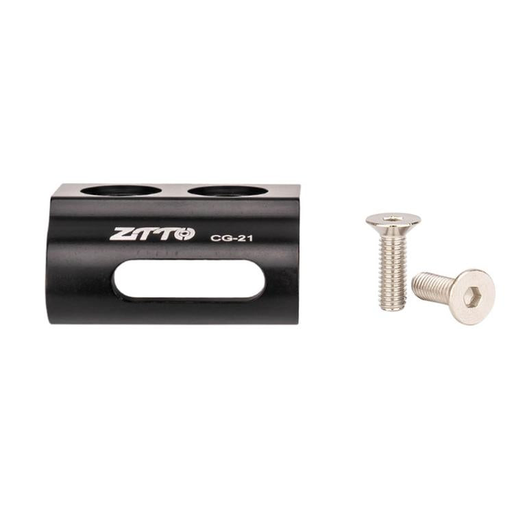 ZTTO Staffa per deragliatore anteriore per bici da strada Clip di montaggio per forcellino del deragliatore anteriore, CG21 Black, CG21 Red, CG22 Black, CG22 Red