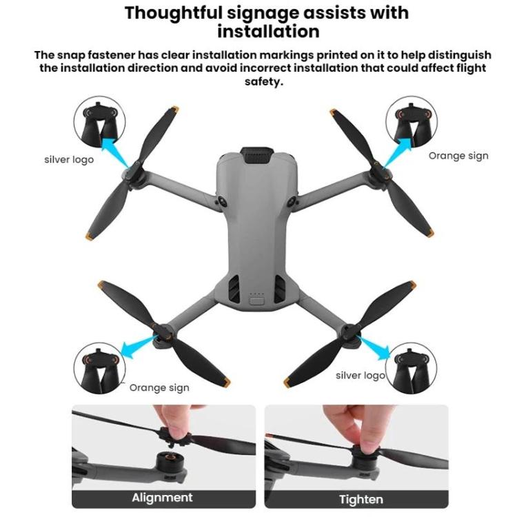 Eliche di ricambio per droni DJI Mini 5 Pro BRDRC, 2pairs, 4pairs