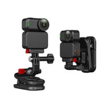 Supporto per fotocamera DJI/GoPro/Insta360 da fissare allo zaino con tracolla., Magnetic, Regular