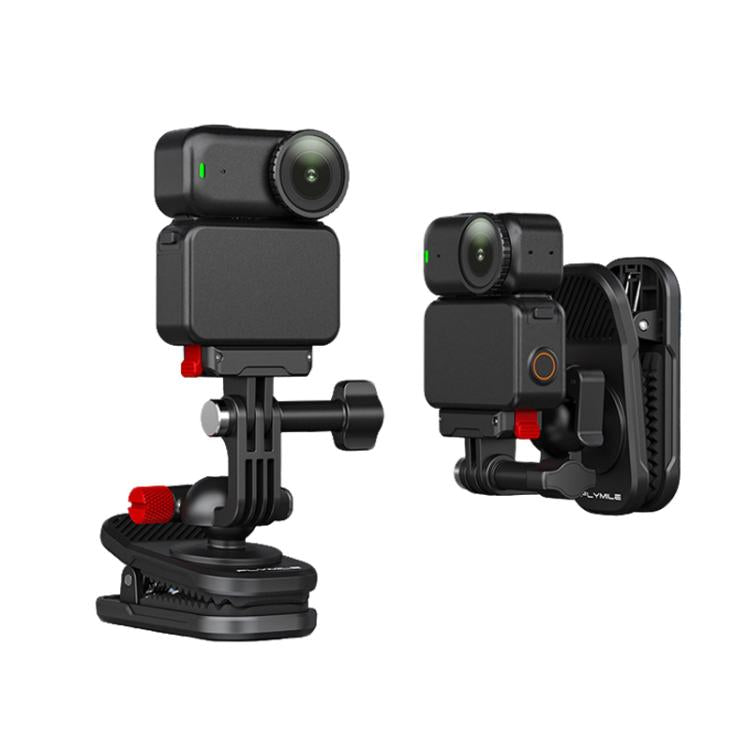 Supporto per fotocamera DJI/GoPro/Insta360 da fissare allo zaino con tracolla., Magnetic, Regular