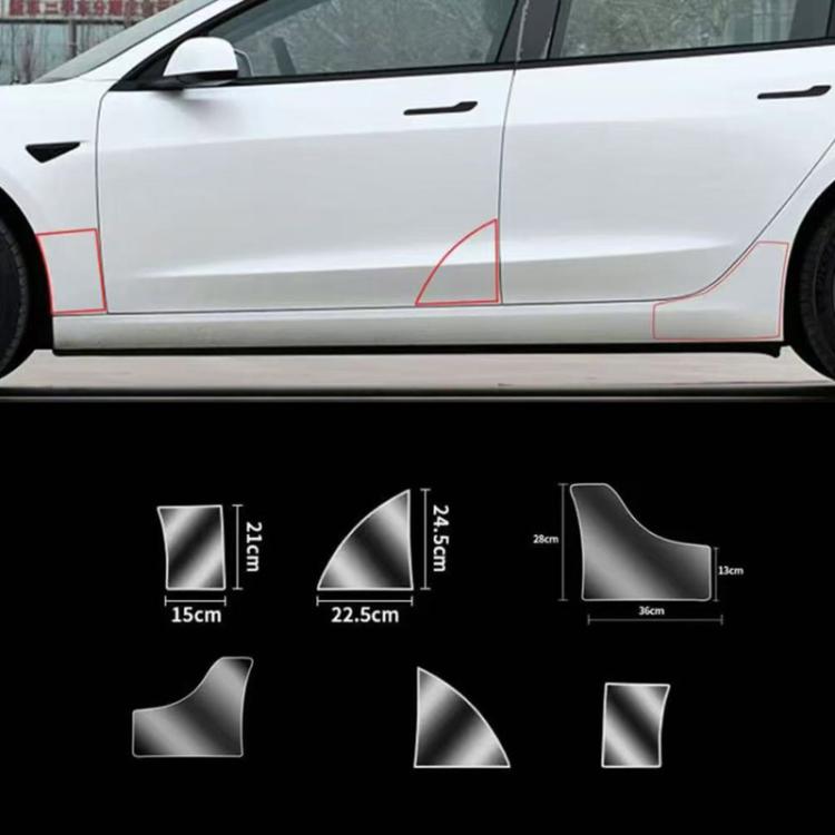 Pellicola protettiva TPU per porte Tesla Model 3