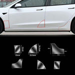 Pellicola protettiva per porte, For Tesla Model 3 Front Door + Door Corner + Back Door