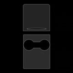 Pellicola protettiva per pannello di controllo centrale, pellicola protettiva per portabicchieri, For Tesla 2025+ MODEL Y JUNIPER Transparent, For Tesla 2025+ MODEL Y JUNIPER Sanded Finish, For Tesla Model Y L Transparent                               ...
