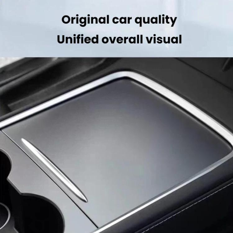 Pellicola protettiva per pannello di controllo centrale, pellicola protettiva per portabicchieri, For Tesla 2025+ MODEL Y JUNIPER Transparent, For Tesla 2025+ MODEL Y JUNIPER Sanded Finish, For Tesla Model Y L Transparent                               ...