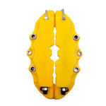 Kit di 2 coperture per pinze freno auto resistenti alle alte temperature, S Red, M Red, L Red, S Blue, M Blue, L Blue, S Yellow, M Yellow, L Yellow, S Silver, M Silver, L Silver, S Black, M Black, L Black