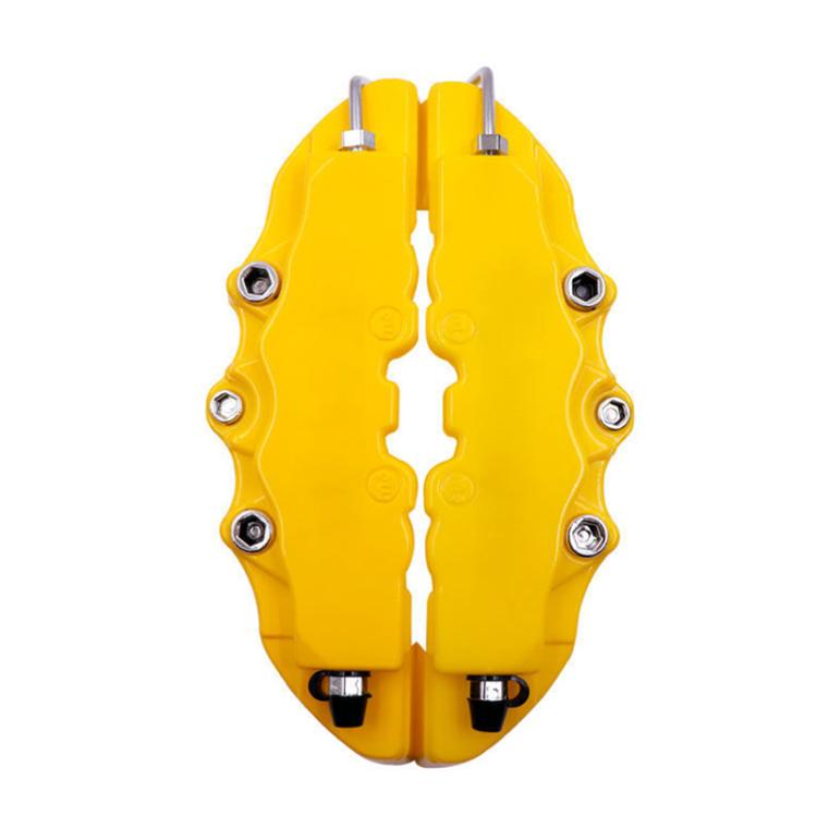 Kit di 2 coperture per pinze freno auto resistenti alle alte temperature, S Red, M Red, L Red, S Blue, M Blue, L Blue, S Yellow, M Yellow, L Yellow, S Silver, M Silver, L Silver, S Black, M Black, L Black