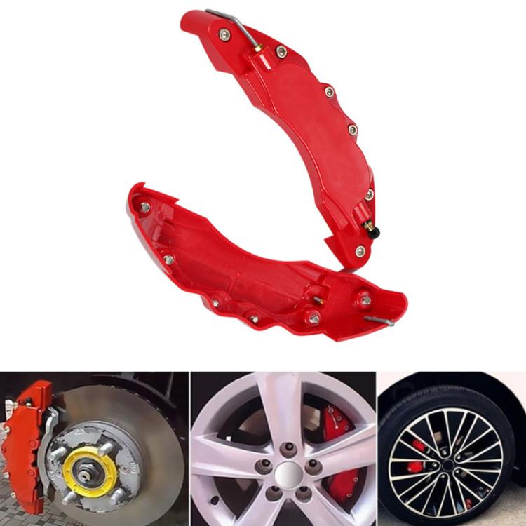 Kit di 2 coperture per pinze freno auto resistenti alle alte temperature, S Red, M Red, L Red, S Blue, M Blue, L Blue, S Yellow, M Yellow, L Yellow, S Silver, M Silver, L Silver, S Black, M Black, L Black