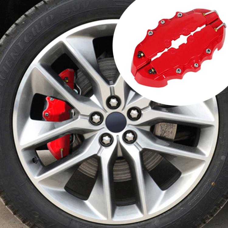 Kit di 2 coperture per pinze freno auto resistenti alle alte temperature, S Red, M Red, L Red, S Blue, M Blue, L Blue, S Yellow, M Yellow, L Yellow, S Silver, M Silver, L Silver, S Black, M Black, L Black