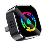 Q1A Box wireless 2 in 1 per Carplay/Android Auto, box di connettività intelligente e portatile per auto., Black Color Label, Black White Lable, Silver White Lable, Black Chromatic Car Badge, Silver Chromatic Car Badge, Gold Label Dual-Pocket Translator...