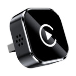 Q1A Box wireless 2 in 1 per Carplay/Android Auto, box di connettività intelligente e portatile per auto., Black Color Label, Black White Lable, Silver White Lable, Black Chromatic Car Badge, Silver Chromatic Car Badge, Gold Label Dual-Pocket Translator...