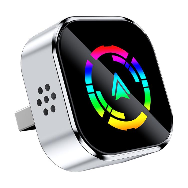 Q1A Box wireless 2 in 1 per Carplay/Android Auto, box di connettività intelligente e portatile per auto., Black Color Label, Black White Lable, Silver White Lable, Black Chromatic Car Badge, Silver Chromatic Car Badge, Gold Label Dual-Pocket Translator...