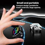 Q1A Box wireless 2 in 1 per Carplay/Android Auto, box di connettività intelligente e portatile per auto., Black Color Label, Black White Lable, Silver White Lable, Black Chromatic Car Badge, Silver Chromatic Car Badge, Gold Label Dual-Pocket Translator...