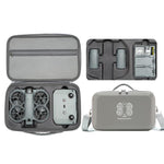 Custodia rigida Fly More Combo per DJI Neo 2, borsa a tracolla sagomata su misura., Mini Black, Fly More Combo Gray