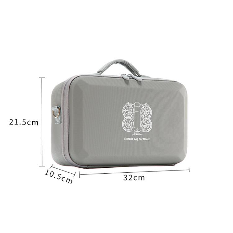 Custodia rigida Fly More Combo per DJI Neo 2, borsa a tracolla sagomata su misura., Mini Black, Fly More Combo Gray