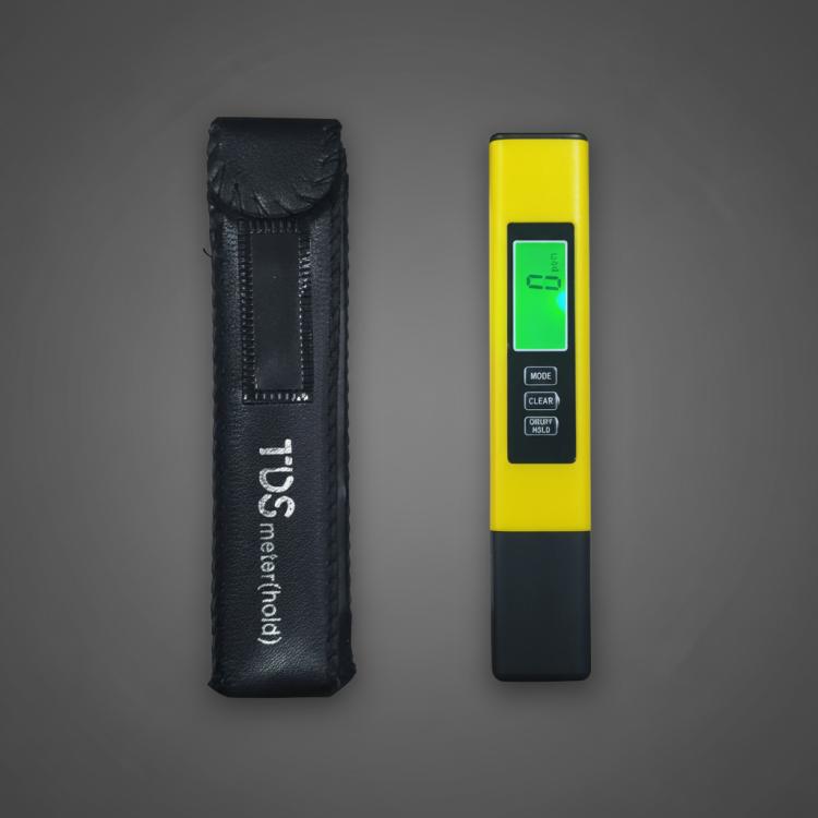 Penna per il test della qualità dell'acqua con retroilluminazione intelligente a doppio colore, misuratore TDS 3 in 1, rilevatore di conducibilità e temperatura., 3-in-1 Leather Case White, 3-in-1 Leather Case Yellow, 3-in-1 PP Box Yellow              ...