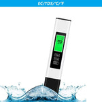 Penna per il test della qualità dell'acqua con retroilluminazione intelligente a doppio colore, misuratore TDS 3 in 1, rilevatore di conducibilità e temperatura., 3-in-1 Leather Case White, 3-in-1 Leather Case Yellow, 3-in-1 PP Box Yellow              ...