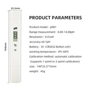 Misuratore di pH con autocalibrazione e tester digitale di alta precisione per la qualità dell'acqua., ph01