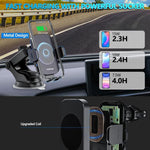 Supporto per sensore intelligente per ricarica wireless da auto con bocchetta dell'aria da 5W-15W per la ricarica del telefono, M15A