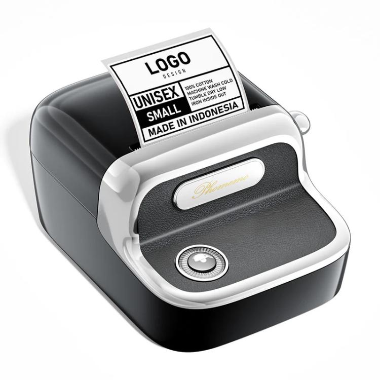 Stampante termica Bluetooth Phomemo M150 ricaricabile, senza inchiostro, per etichette con codice a barre