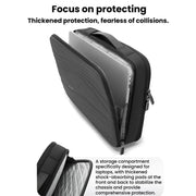 BANGE BG-8018 Men Laptop Bag Business Commuting Travel Tablet Organizer Bag, BG-8018