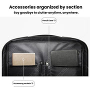 BANGE BG-8018 Men Laptop Bag Business Commuting Travel Tablet Organizer Bag, BG-8018